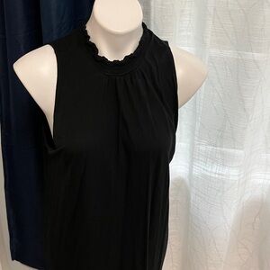 Sleeveless Black Top
